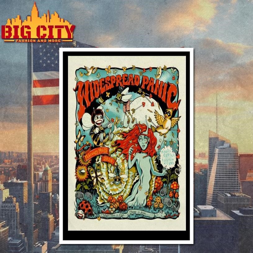 Widespread Panic Moody Center Austin TX Feb 14-15 2026 Poster Shirt