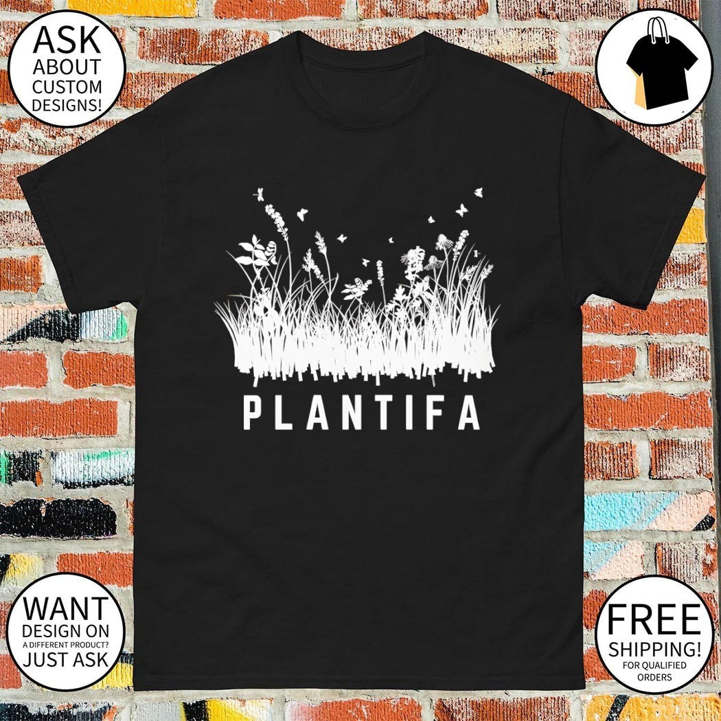 Wildflowers and Butterflies Plantifa floral vintage shirt