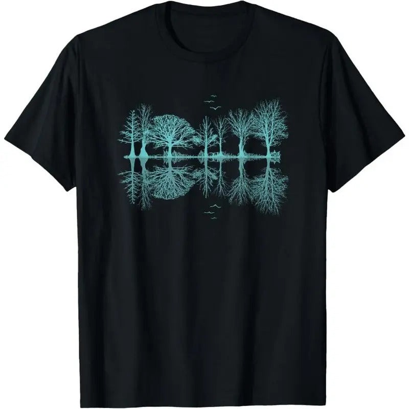Wildlife Nature Forest Trees Reflection Outdoor Forest T-Shirt Made in USA Hoodie, Sweatshirt | UrbanDripWear.com