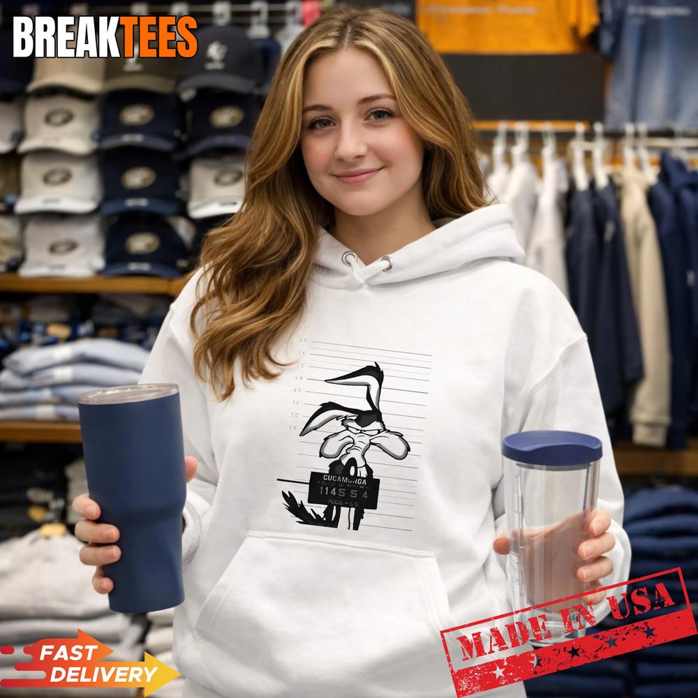 Wile E Coyote Looney Tunes mugshot T-Shirt