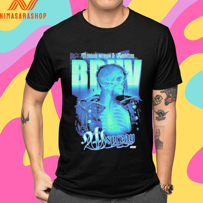 Will Ospreay Titanium Screws And Ambition Shirts