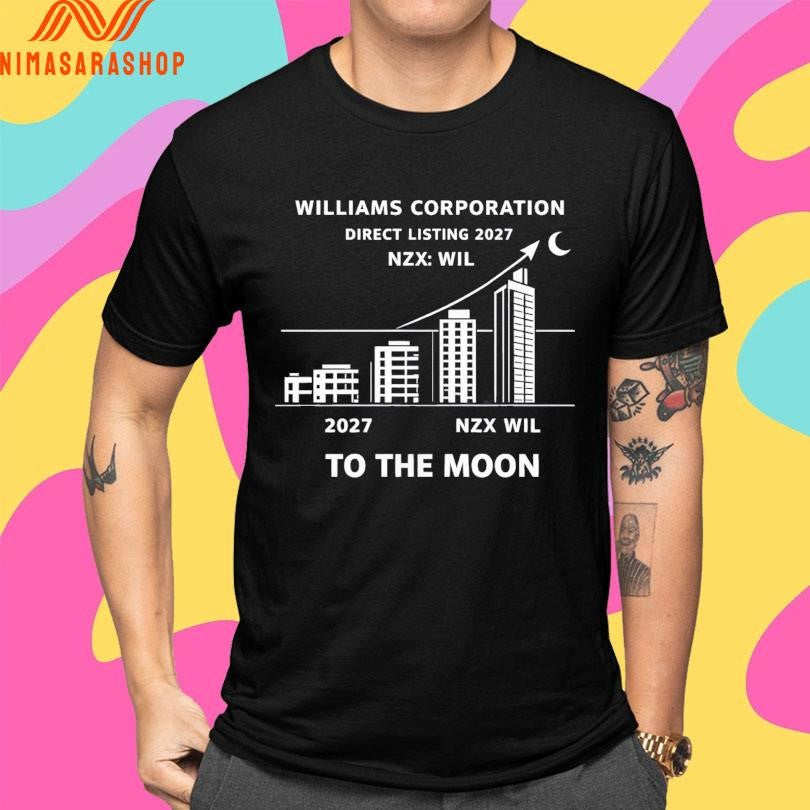 Williams Corporation Direct Listing 2027 Nzx Wil 2027 Nzx Wil To The Moon Shirts