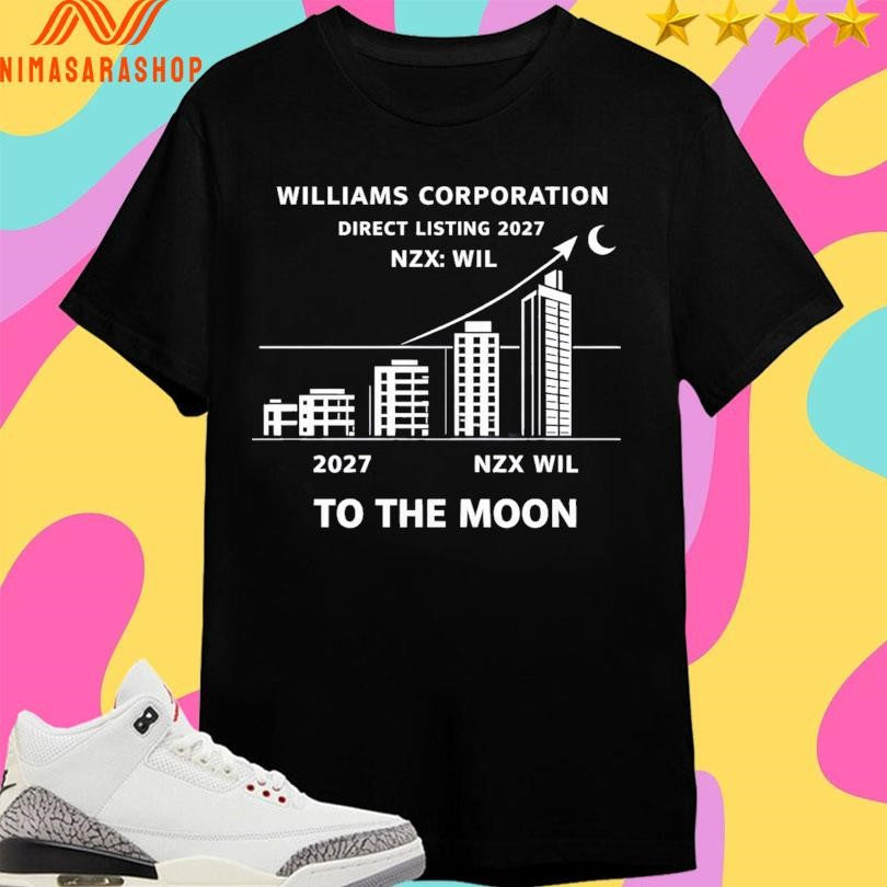 Williams Corporation Direct Listing 2027 Nzx Wil 2027 Nzx Wil To The Moon Shirts