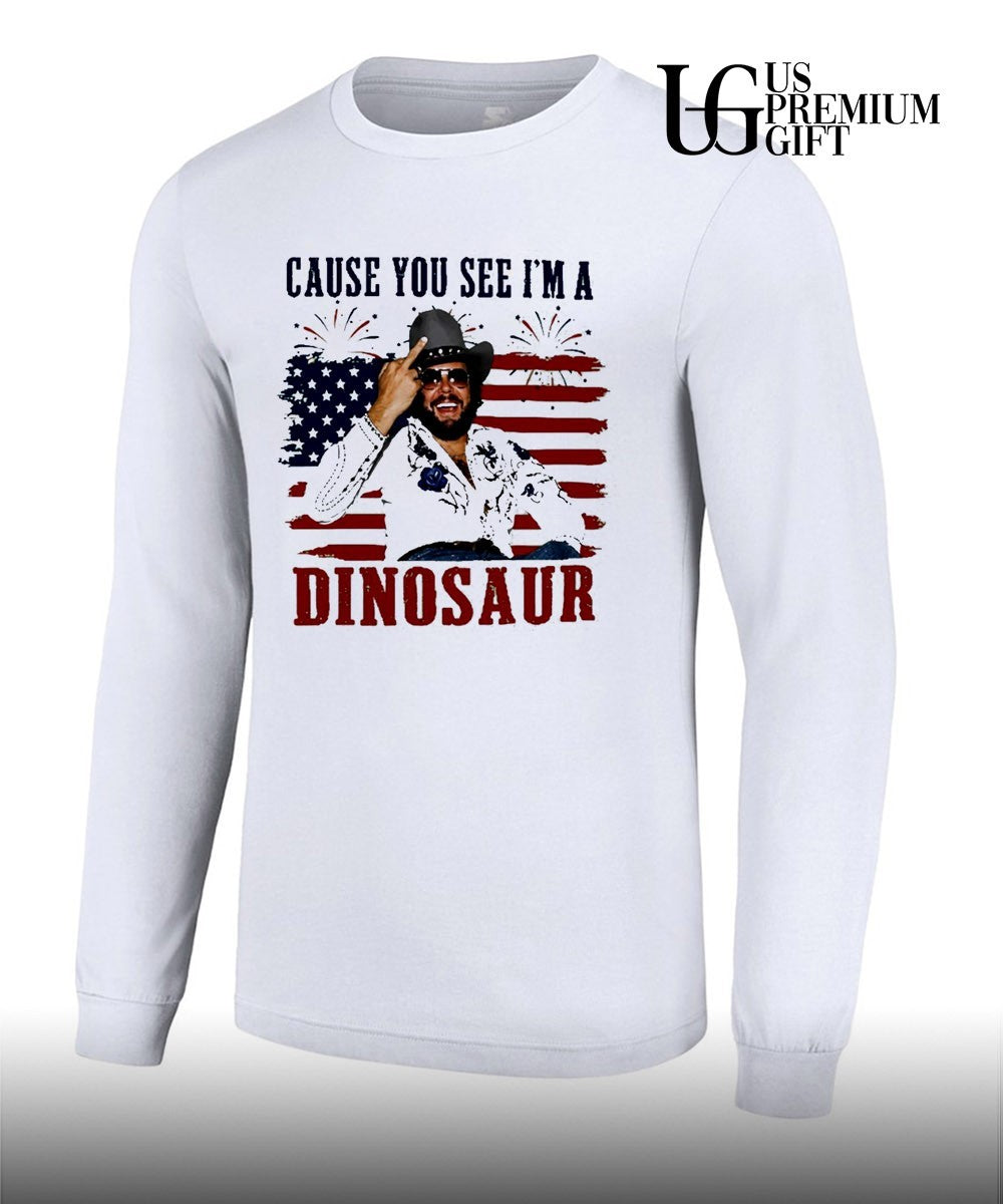 Williams Jr Cause You See I’m A Dinosaur 4th of July shirt