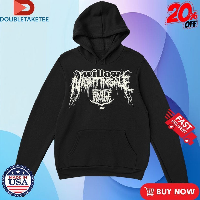 Willow Nightingale Smiling Is Metal AEW Shirts