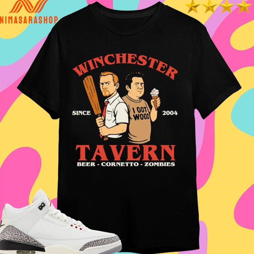 Winchester Tavern Beer Cornetto Zombies Since 2004 Shirts