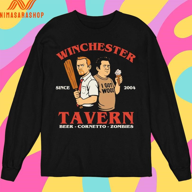 Winchester Tavern Beer Cornetto Zombies Since 2004 Shirts