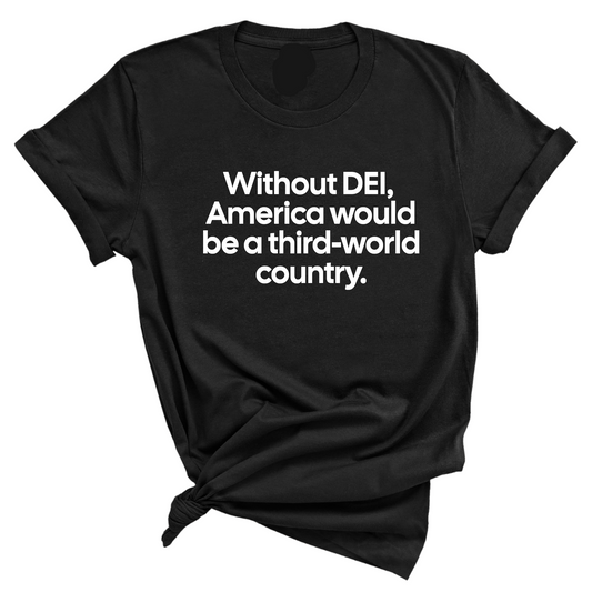 Without DEI, America Would Be a Third-World Country Unisex Tee