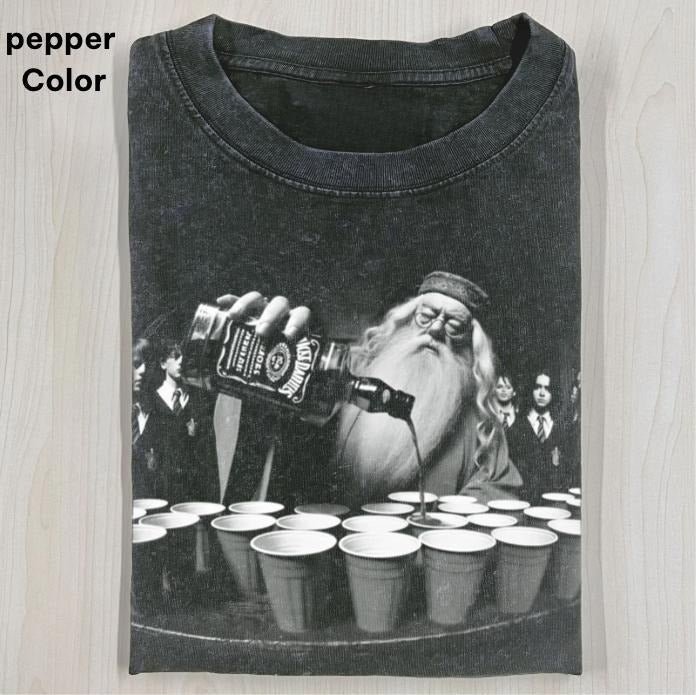 Wizard Drinking Shirt, Harry Poster T-shirt, Meme Cringe Funny Dumb Shirts, Unisex Movie Shirt Menswear Womenswear...