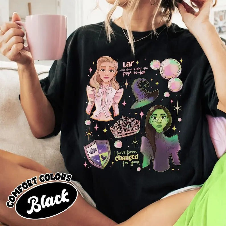 Wizard Movie Fan Comfort Colors Shirt, Wicked Change For Good Shirts, Popular