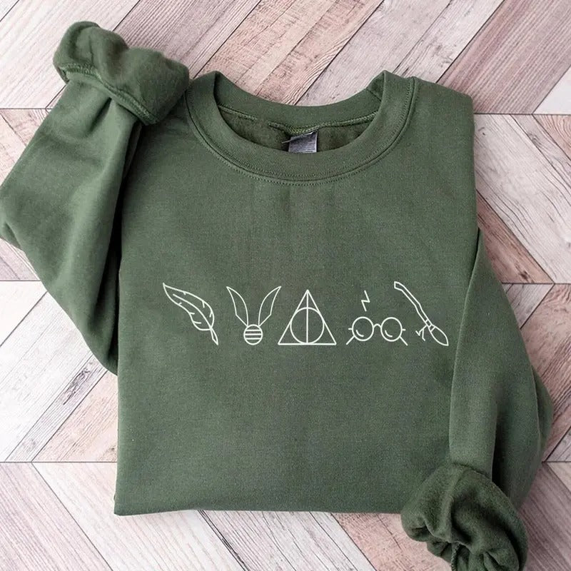 Wizard Sweatshirt, Wizard Gift for Book Lovers, Cozy Bookish sweater, Perfect Wizard School Inspired Gift, Bookish...