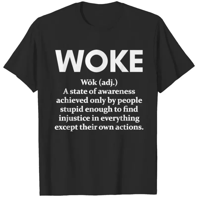 Woke definition T-shirt, Trendy Tee, Funny Hoodie, Sweatshirt | UrbanDripWear.com