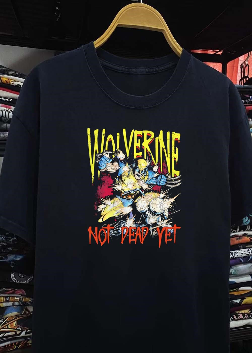 Wolverine Not Dead Yet Comic Art T-Shirt