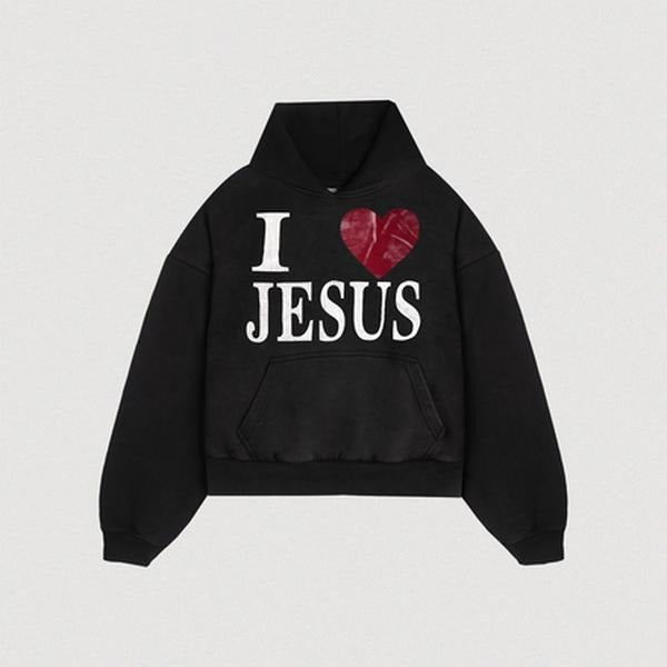 I Love Jesus Graphic Hoodie/Sweatshirt(No Hood)/T-Shirt, For Men/Women