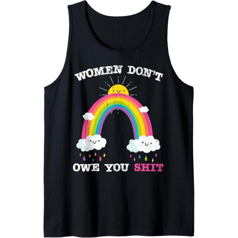 Women Dont Owe You Shit Positivity Feminist Shirt Tank Top MADE IN USA Hoodie, Sweatshirt | UrbanDripWear.com
