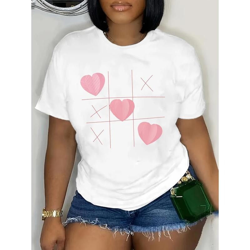 Women'S Short Sleeve Round Neck Printed-Shirt, Female Pattern Top 180g style 02 Hoodie, Sweatshirt | UrbanDripWear.com
