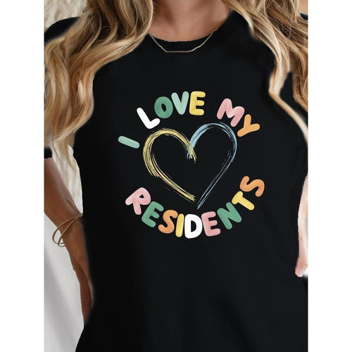 Women's "I Love My Residents" Graphic T-Shirt