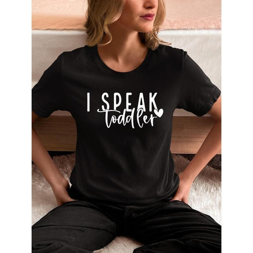 Women's "I Speak Youngsters" Graphic T-Shirt