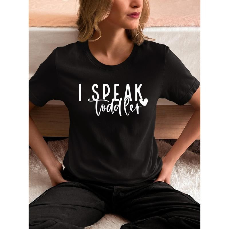 Women's "I Speak Youngsters" Graphic T-Shirt