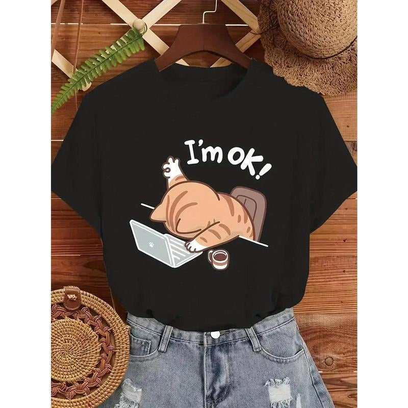 Women's "I'm Okay" Graphic T-Shirt