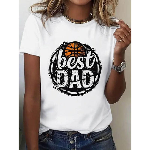 Women's 100% Cotton Casual Short Sleeve T-Shirt