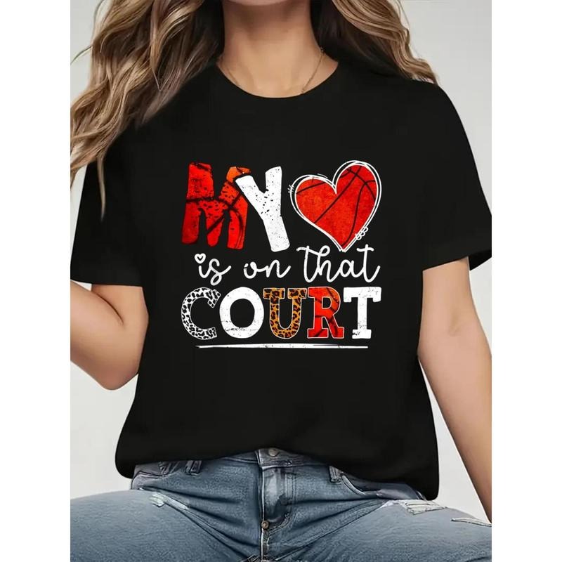 Women's Basketball Mom Graphic T-Shirt