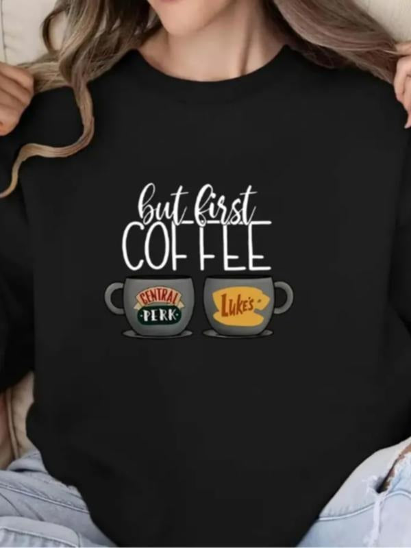 Women's Casual Creative Luke S Pattern Pullover Sweater, Soft Long Sleeve Round Neck Sweatshirt, All Seasons Wear...