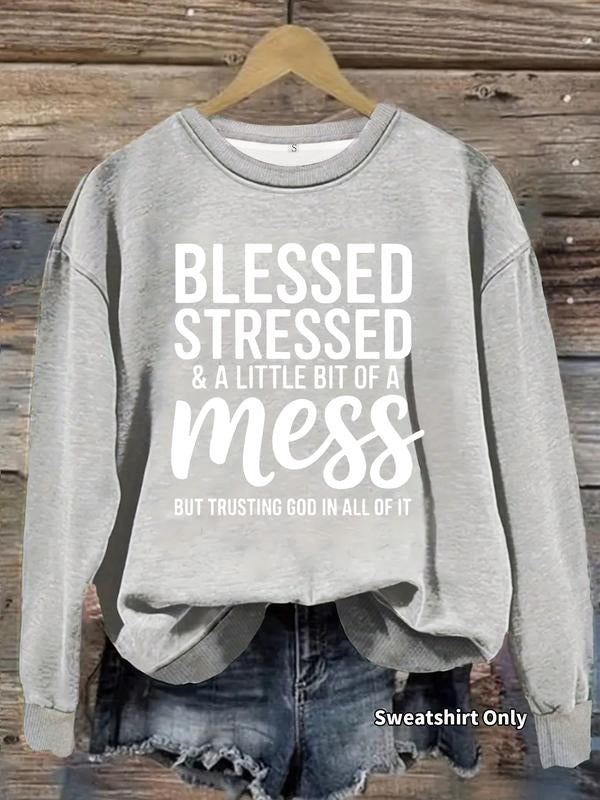 Women's Casual Halloween Thanksgiving Design Sweatshirt, Soft Long Sleeve Round Neck, Comfortable Daily Wear, Sizes S-Xxl...