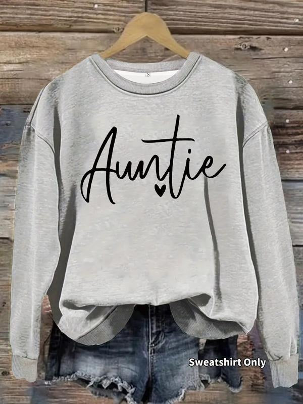 Women's Casual Heart Pattern Pullover Sweater, Soft Long Sleeve Round Neck Sweatshirt, All-Season Comfortable Daily Wear...