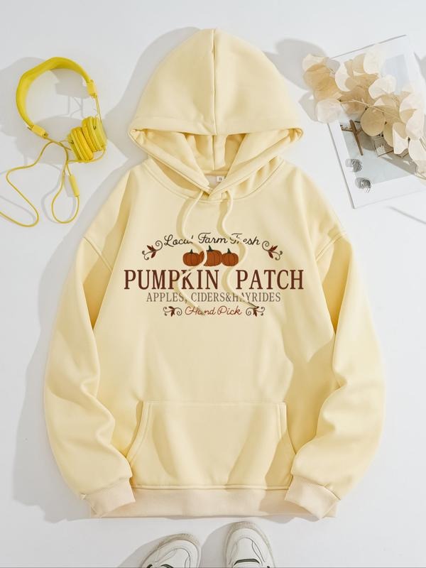Women's Casual Hooded Sweatshirt, Halloween Design, Comfortable Pullover, Front Pocket, Fall & Winter Long Sleeve...