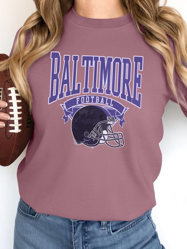 Women's Casual Rugby Print Long Sleeve Pullover Sweatshirt, Fitted Round Neck Sportswear, Available in 9 Colors, Fall &...