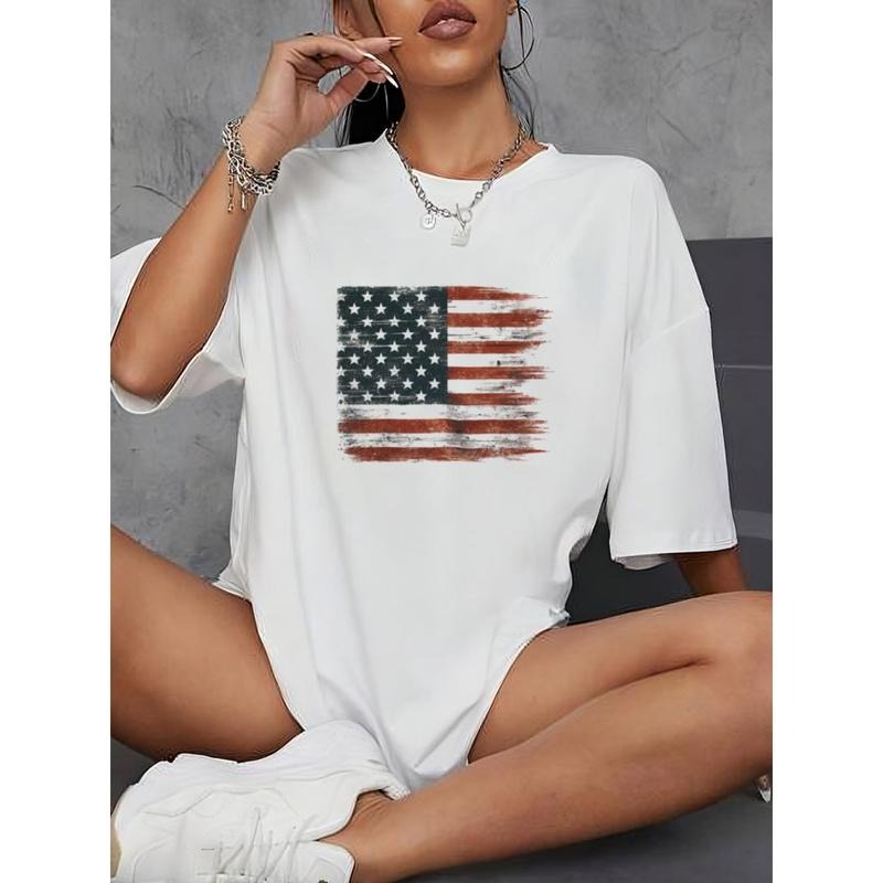 Women's Fashionable Patriotic T-Shirt