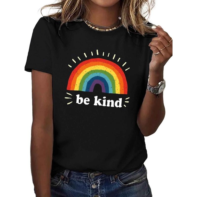 Women's Graphic T-Shirt -  Comfort Fit Casual Short Sleeve Round Neck Top,  Machine Washable All-Season Wear, Hoodie,...