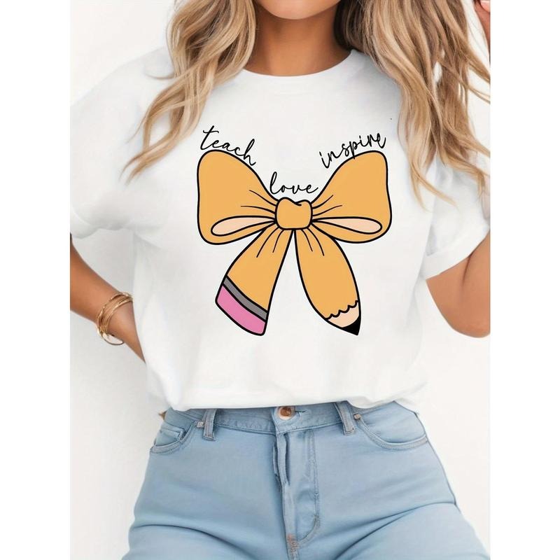 Women's Inspirational Teacher Graphic T-Shirt