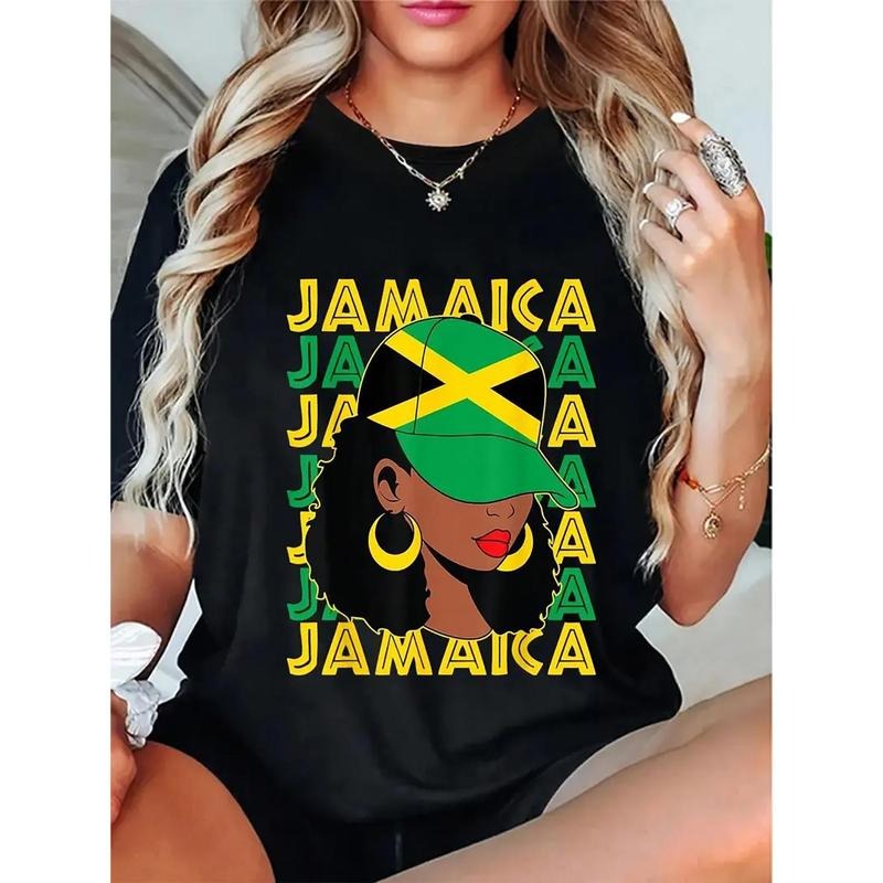 Women's Jamaican Graphic T-Shirt