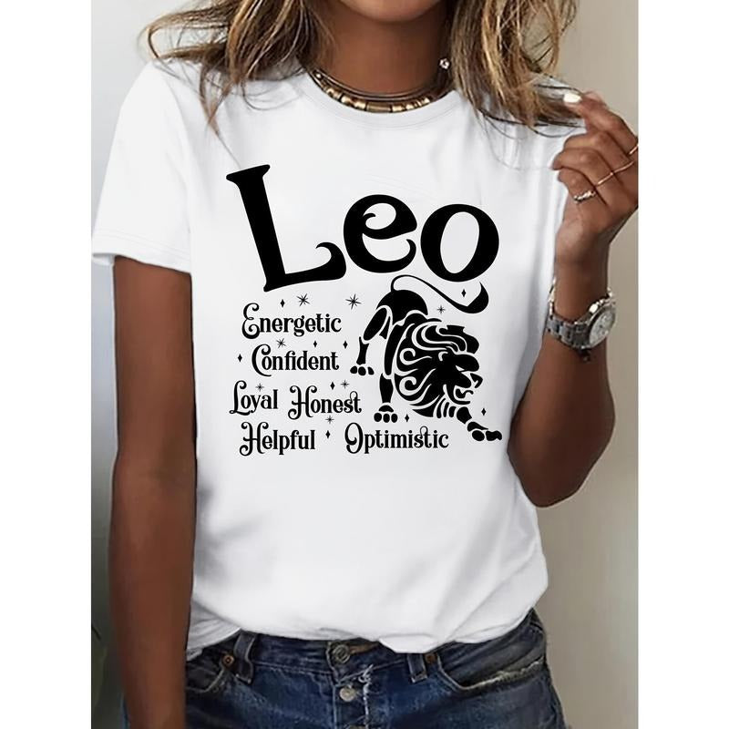 Women's Leo Zodiac Sign T-Shirt