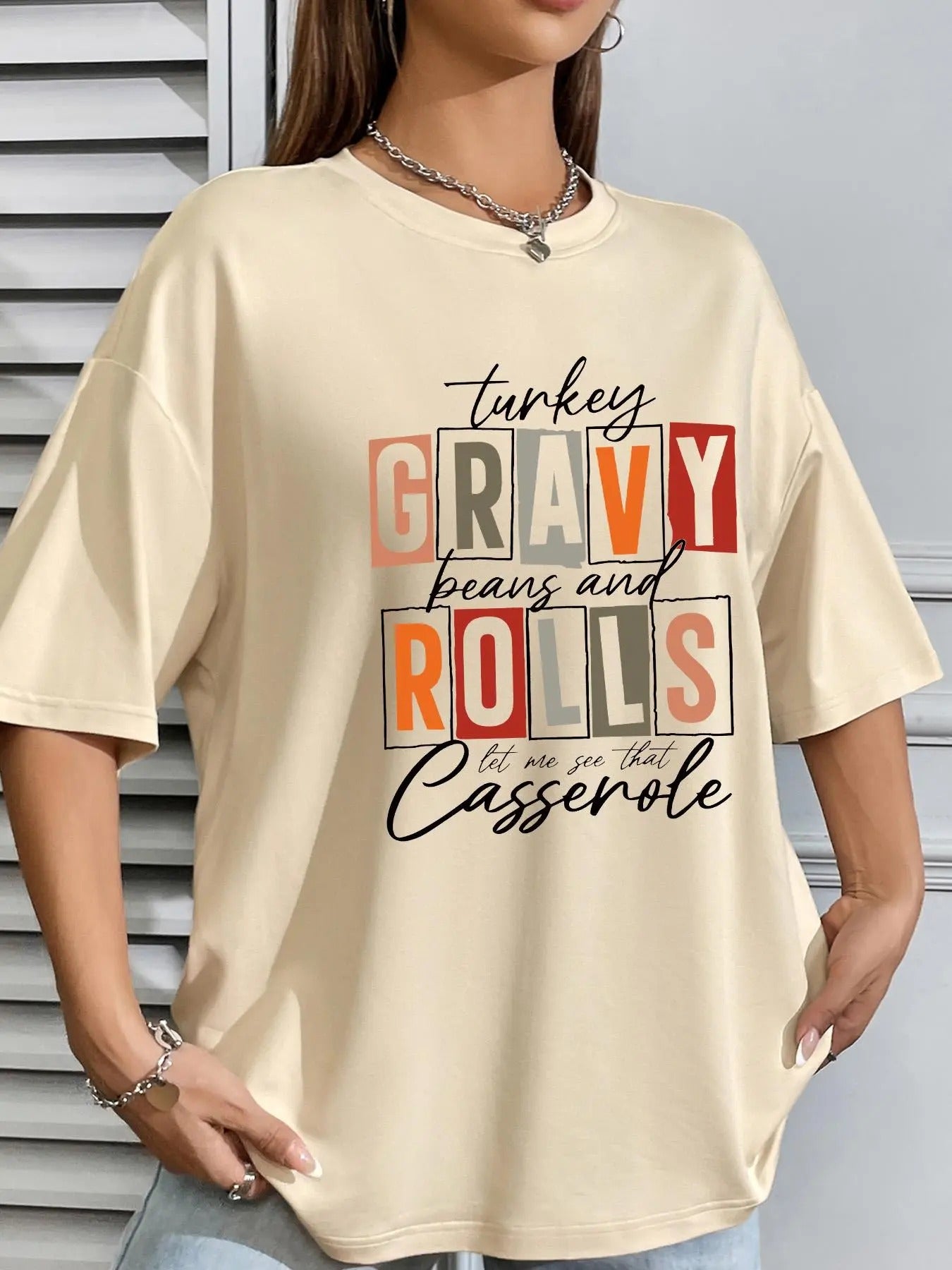 Women's Letter  Print Round Neck Tee, Casual Half  Sleeve T-shirt for Daily Wear, Ladies Clothes for All Seasons Hoodie,...