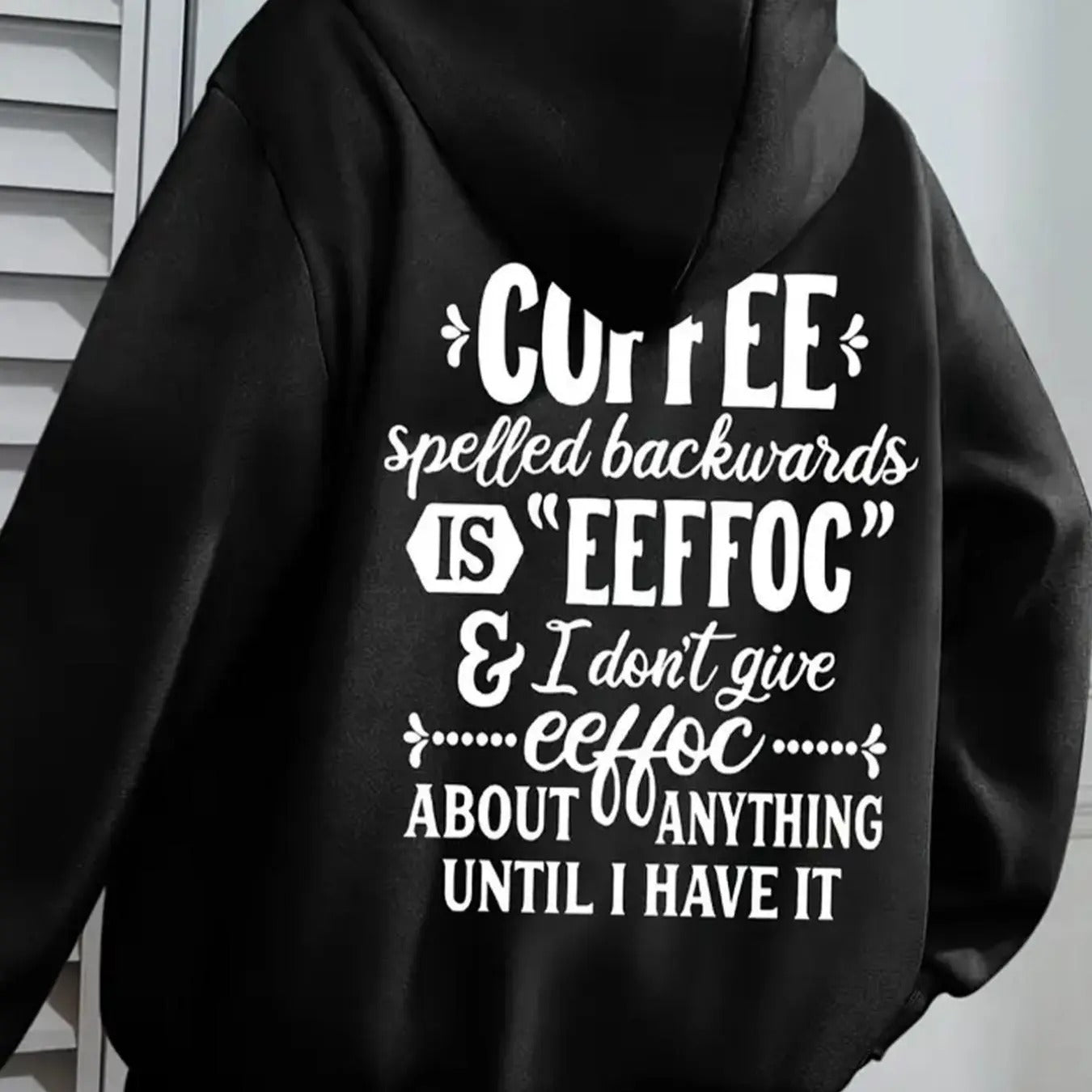 Women's Letter Print Drawstring Hoodie, Casual Long Sleeve Hooded Sweatshirt for Fall & Winter, Women's Clothes for Daily...