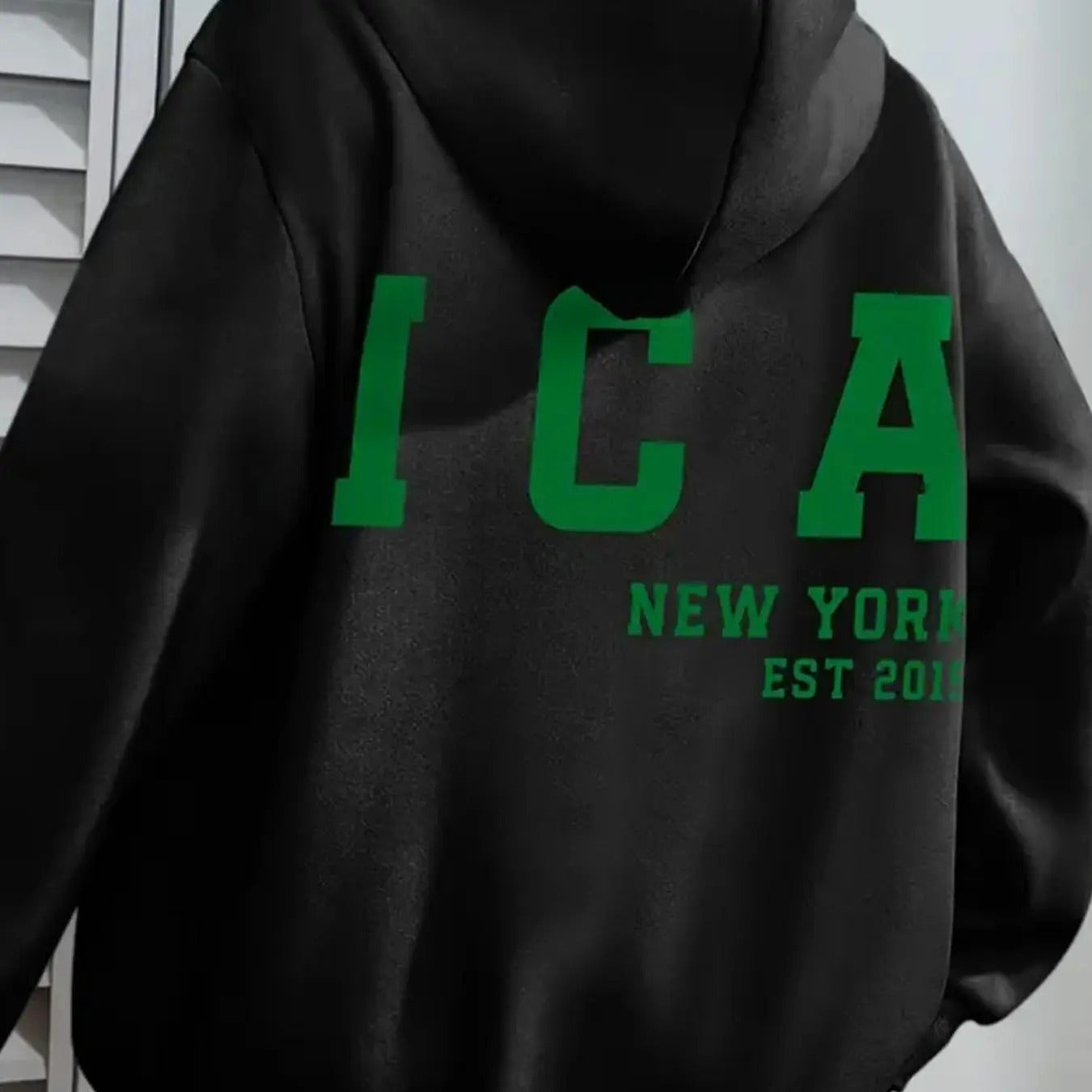 Women's Letter Print Drop Shoulder Drawstring Hoodie, Fashion Casual Kangaroo Pocket Hooded Sweatshirt for Daily Holiday...