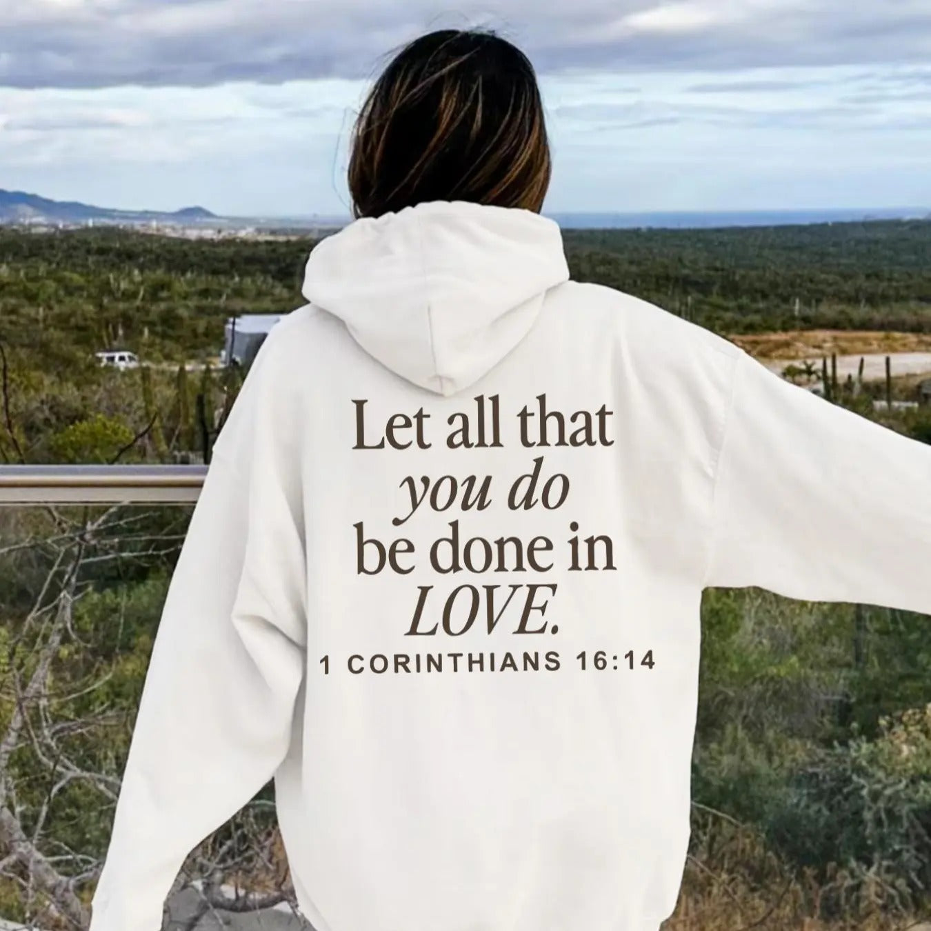 Women's Letter Print Drop Shoulder Hoodie, Fashion Casual Drawstring Pocket Hooded Sweatshirt for Daily Holiday Outdoor...