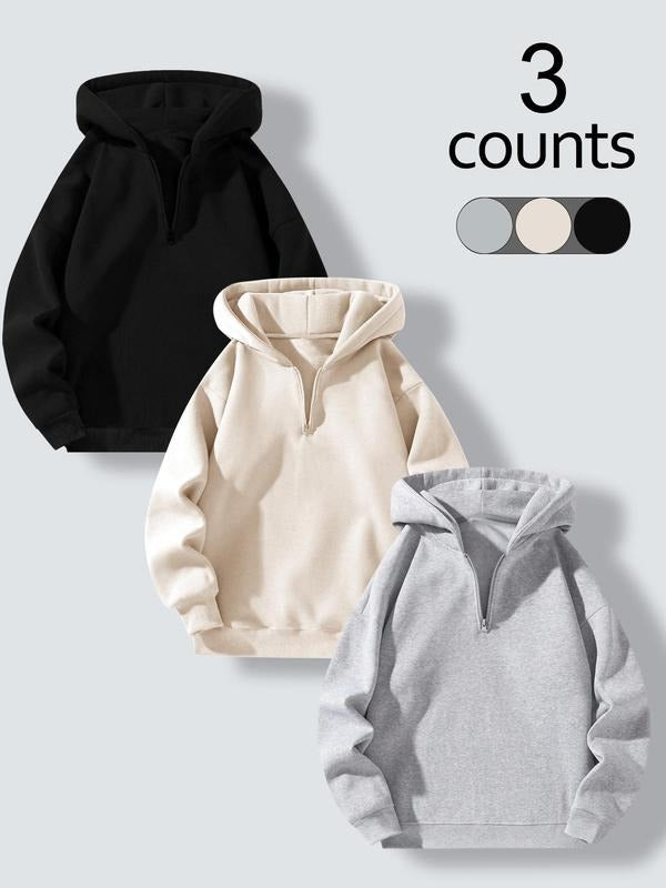 Women's Letter Print Half Zip Hoodie, Fashion Casual Hooded Sweatshirt for Daily Holiday Outdoor Wear, Women Clothing for...