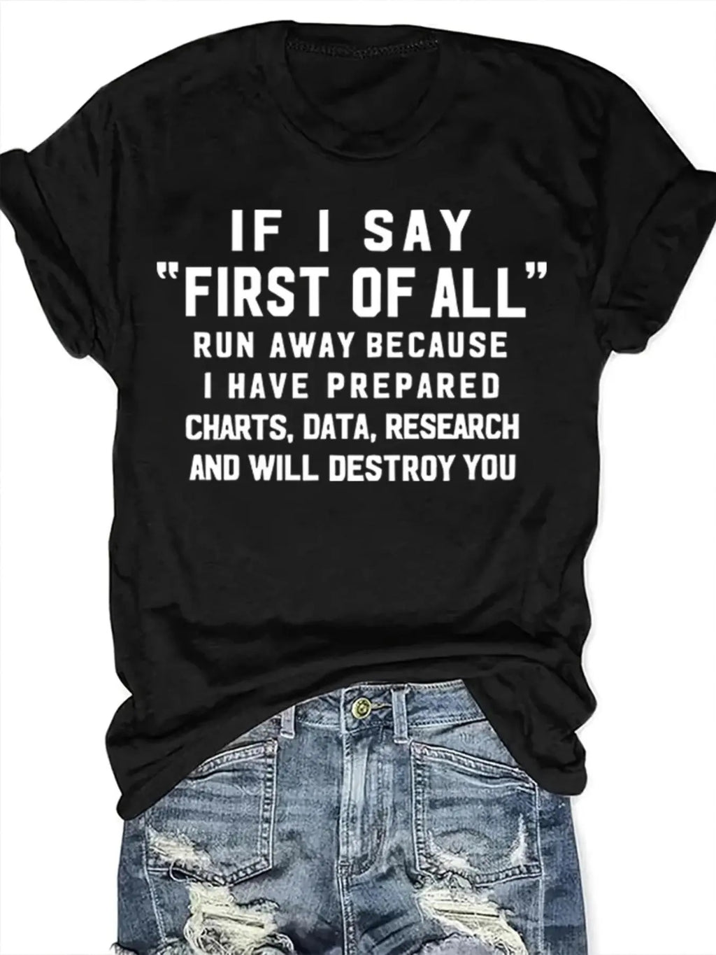 Women's Letter Print Round Neck Graphic Tee, Vintage Trendy Casual Short Sleeve T-shirt For Daily Wear, Ladies All...