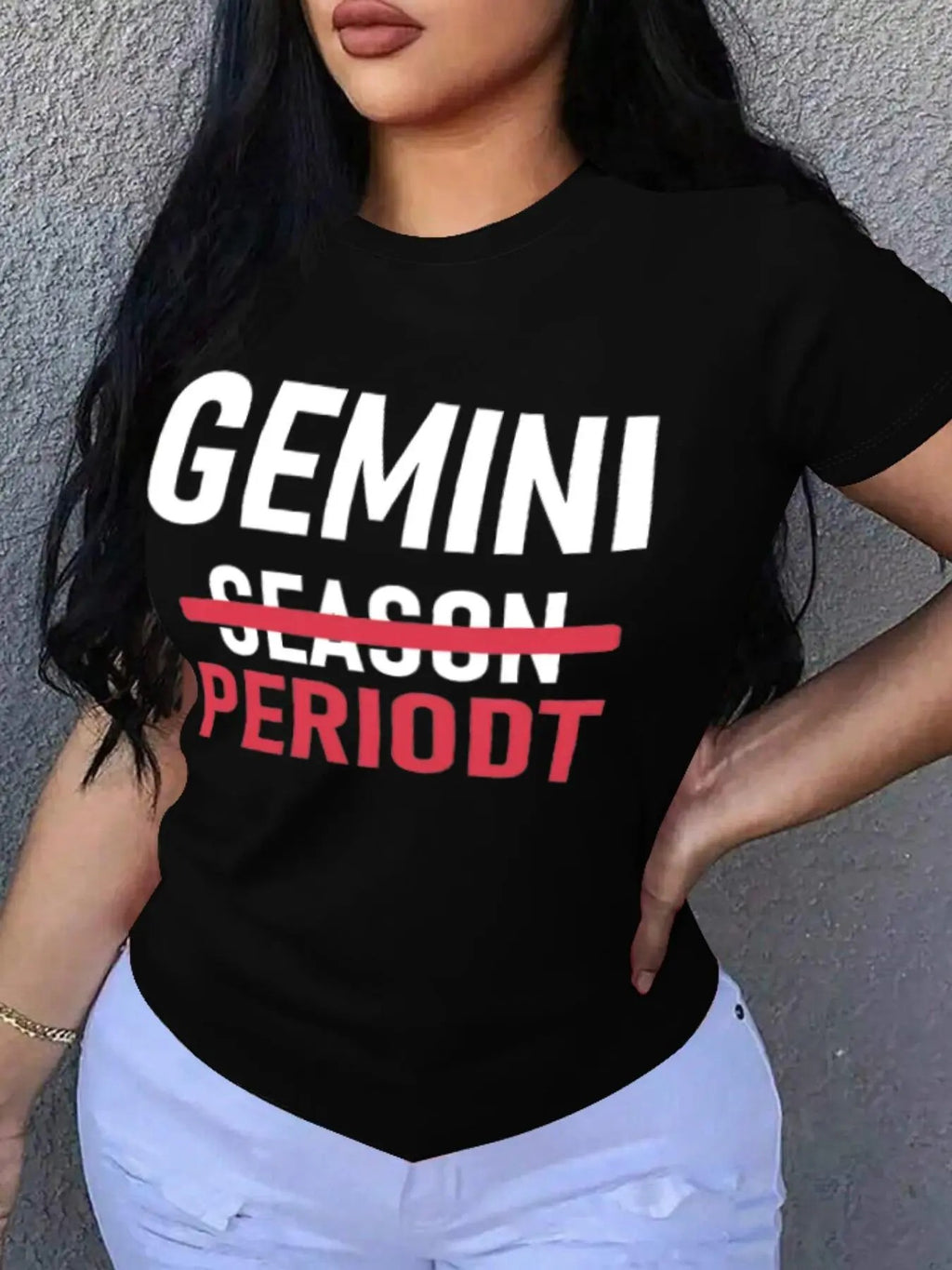 Women's Letter Print Round Neck Graphic Tee, Vintage Trendy Casual Short Sleeve T-shirt for Daily Wear, Ladies All...