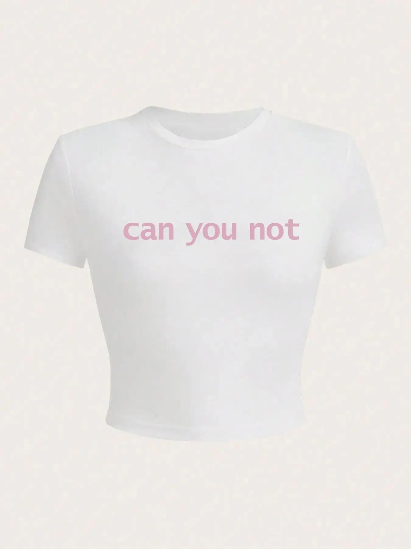 Women's Letter Print Round Neck Tee, Casual Short Sleeve Crew Neck T-shirt for Daily Wear, Ladies Clothes for All Seasons...