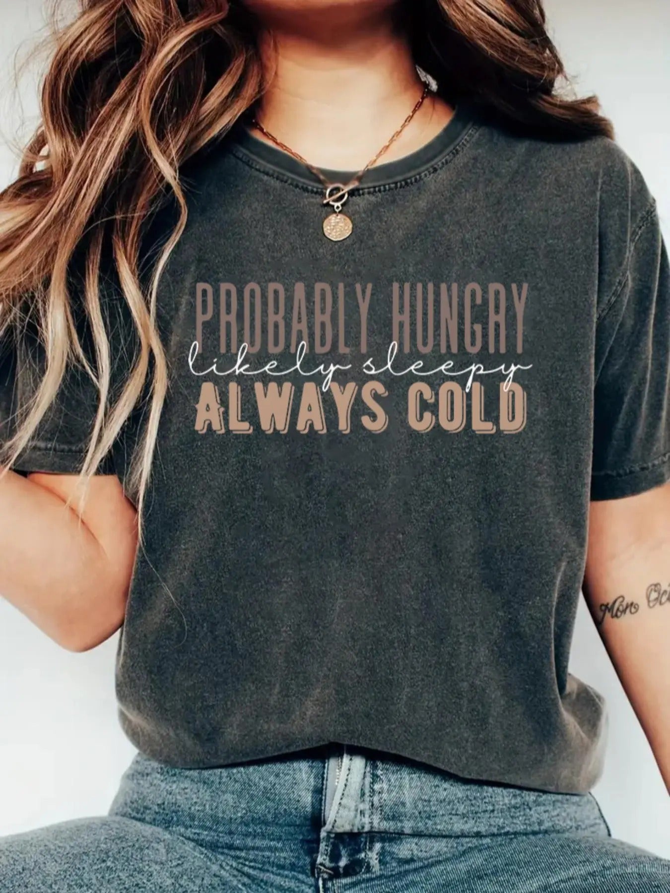 Women's Letter Print Round Neck Tee, Casual Short Sleeve Crew Neck T-shirt for Daily Wear, Ladies Clothes for All Seasons...