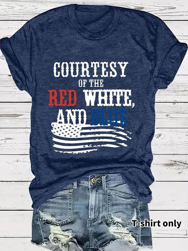Women's Letter Print Round Neck Tee, Casual Short Sleeve Crew Neck T-shirt for Summer, Fashion Women's Top for Daily Wear...