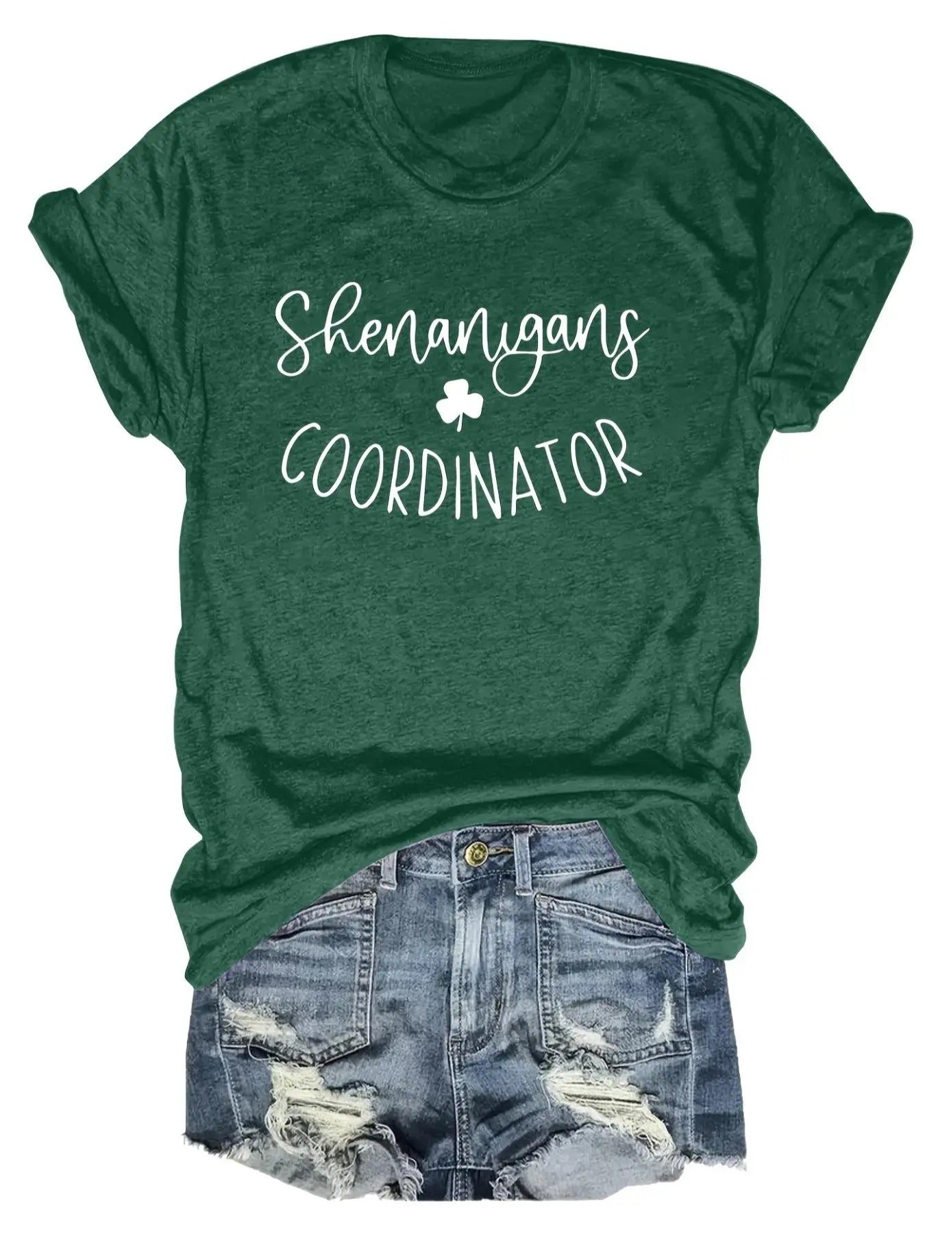 Women's Letter Print Round Neck Tee, Letter Print Crew Neck T-shirt for Daily Wear, Ladies Summer Wear Top Hoodie, Sweatshirt