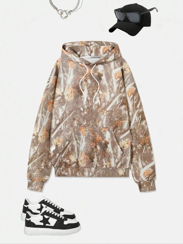 Women's Long Sleeve Hooded Sweatshirt with Pockets, Casual Sports Wear for Spring and Autumn, Graphic Print Hoodie,...