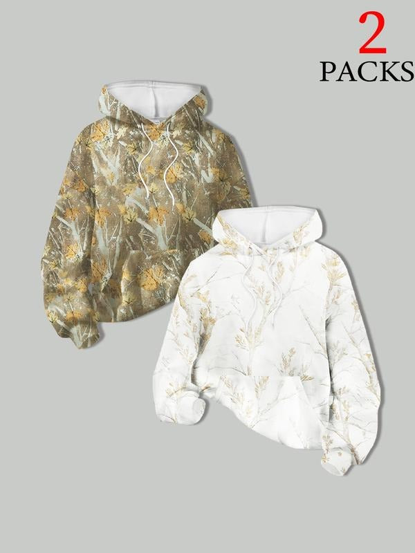 Women's Long Sleeve Hooded Sweatshirt with Pockets, Casual Sports Wear for Spring and Autumn, Ideal Back to School and...