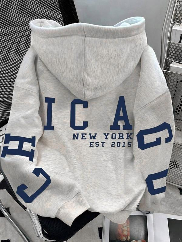 Women's Milan Italy Print Drawstring Hoodie, Fashion Casual Hooded Sweatshirt for Daily Holiday Outdoor Wear, Women...